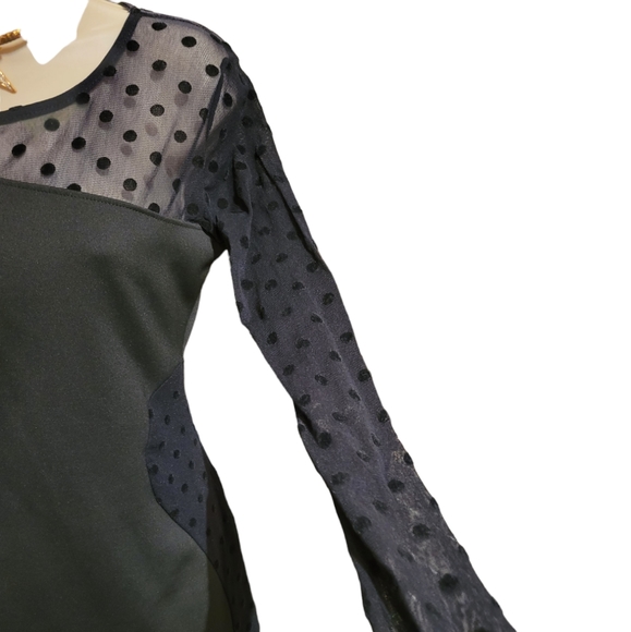 Suzy Shier S Dress Mini  Party Black, Upper Half Lace - Picture 7 of 15